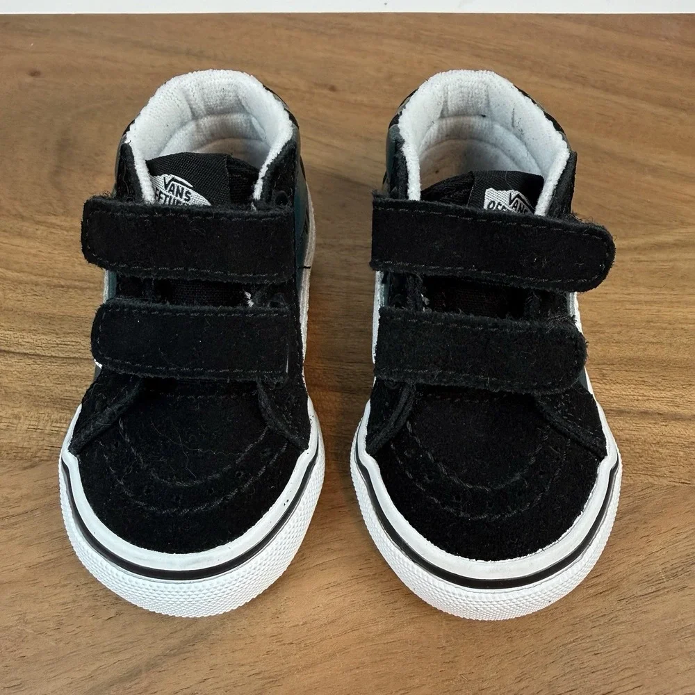 New Infant Baby Little Kids Vans‎ Old Skool Sk8-Mid Reissue Sneakers Shoes Sz 2